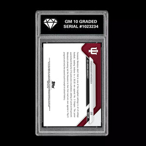 Graded 10 Fernando Mendoza RC Rookie Card 2025-26 Bowman U Topps Now #26 Presale Football