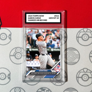 Graded 10 Aaron Judge - 2024 MLB TOPPS NOW® Card 416 Yankees HR All Star Baseball,Football