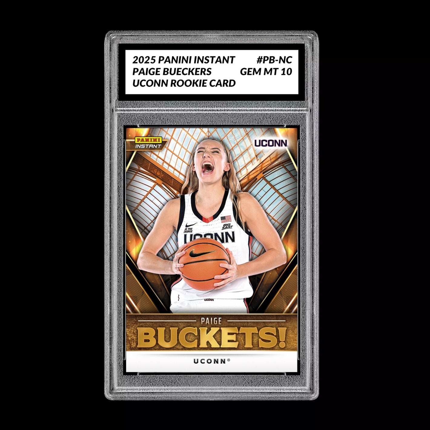 GRADED 10 Paige Bueckers 2025 Panini Instant RC Rookie Card WNBA DRAFT  Basketball