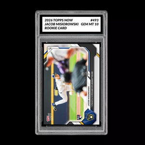 Graded 10 2026 Topps Now Jacob Misiorowski  RC Rookie #492 White Sox PRESALE Baseball