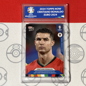Graded 10 2024 TOPPS NOW UEFA EURO PORTUGAL CRISTIAN RONALDO #15 APPEAR 6 TIMES Soccer