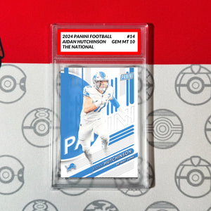 Graded 10 2024 Panini Football #14 Aidan Hutchinson Detroit Lions The National Football
