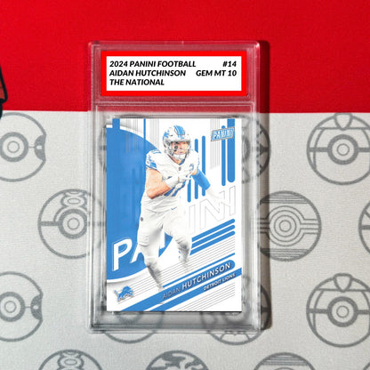 Graded 10 2024 Panini Football #14 Aidan Hutchinson Detroit Lions The National Football