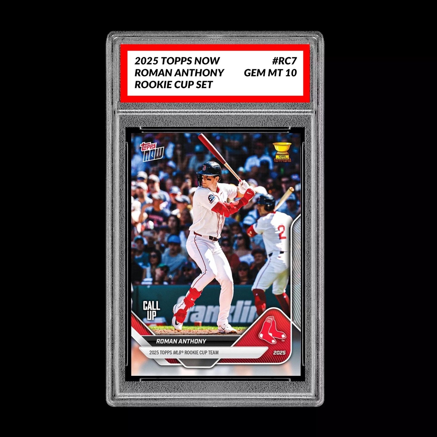 Graded 10 Roman Anthony RC Rookie Cup 2025 Topps RED SOX Baseball