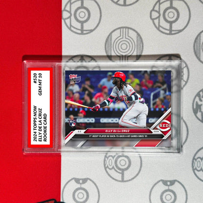 Graded 10 Elly De La Cruz #520 RC Rookie 2024 MLB TOPPS NOW Card Cincinnati Reds Baseball,Football