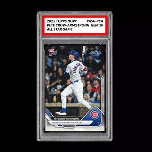 Graded 10 Pete Crow-Armstrong 2025 TOPPS NOW #ASG-PCA All-Star Game Set Baseball