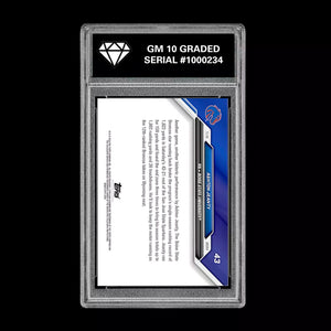 Ashton Jeanty RC 2024 Bowman U Now 1st Graded 10 NCAA Rookie Card #43 Heisman Football