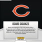 Graded 10 Rome Odunze 14 RC Rookie Card 2024 Panini Instant Bears Football
