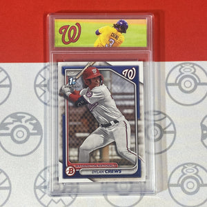 Graded 10 Dylan Crews 1st Bowman Card 2024 MLB TOPPS BP-23 Washington RC Baseball
