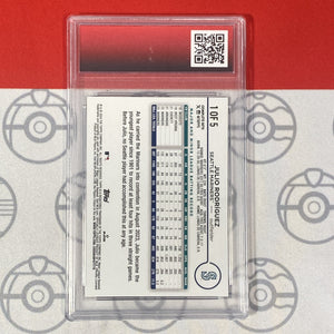 Graded 10 Julio Rodriguez 1 of 5 All-Star Image Variation Refractor SP SSP Baseball