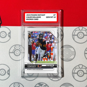 Graded 10 Caleb Williams #7 RC Rookie Card 2024 Panini Instant Chicago Football