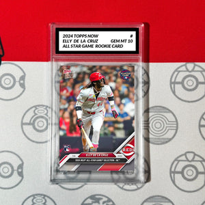 Graded 10 2024 Topps Now ELLY DE LA CRUZ ROOKIE All Star REDS RC CARD Baseball