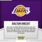 Graded 10 Dalton Knecht #135 LA Lakers Rookie RC 2024 Panini Instant NBA Basketball