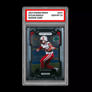 Graded 10 Dylan Raiola - 2024 Panini Prizm #194 RC Rookie Nebraska Cornhuskers Football