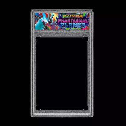 Mega Evolutions Phantasmal Flames Blank Empty Graded Card Case Fan Art (No Card)