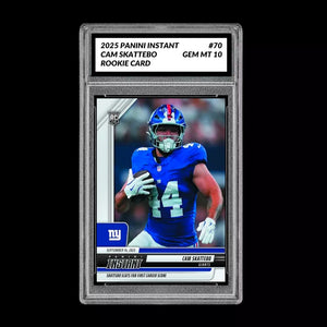 GM10 Graded 10 CAM SKATTEBO RC ROOKIE SP 2025 Panini Instant NFL #70  Football