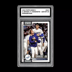 Graded 10 Shohei Ohtani / Yoshinobu Yamamoto 2026  Topps Series 1 Dodgers Baseball