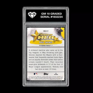 Graded 10 Paul Skenes 2025 Topps Series 1 Stars of MLB Insert Pirates #SMLB-27 Baseball