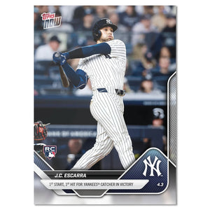 Graded 10 J.C. Escarra Debut RC Rookie Card 2025 MLB Topps NOW Card 38  Baseball