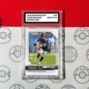 Graded 10 Caleb Williams #26 RC Rookie Card 2024 Panini Instant Bears QB Football