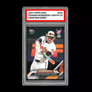 Graded 10 Gunnar Henderson 2024 Topps #426 Home Run Derby Baltimore Orioles Baseball