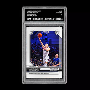 GRADED 10 Paige Bueckers 2024 Panini Instant #PBC UCONN WNBA Draft RC Rookie Football