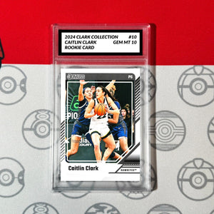 Graded 10 Caitlin Clark Rookie Card RC 2024 Panini Donruss Clark Collection #10 Basketball