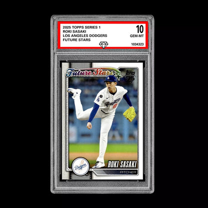 Graded 10 Roki Sasaki #66 Future Stars RC 2026  Topps Series 1 Dodgers Baseball
