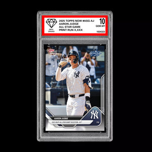 Graded 10 Aaron Judge - 2025 TOPPS NOW #ASG-AJ All-Star Game Set Baseball