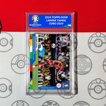 Graded 10 Lamine Yamal UEFA Championship EURO 2024 TOPPS NOW Card 54 Soccer