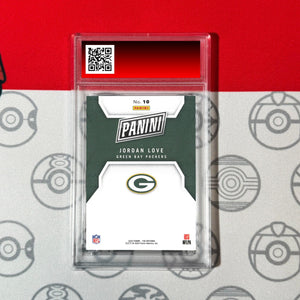 Graded 10 2024 Panini Football #10 Jordan Love Green Bay Packers The National Football