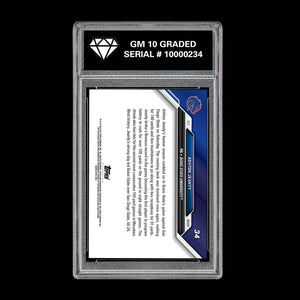 Ashton Jeanty RC 2024 Bowman U Now 1st Graded 10 NCAA Rookie Card #34 Heisman Football