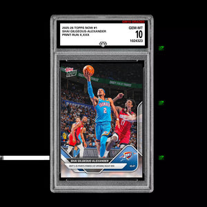 Graded 10 Shai Gilgeous-Alexander #1 2025-26 TOPPS NOW Basketball  Basketball