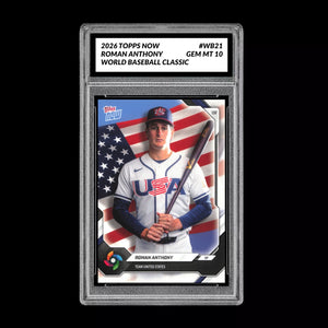 Graded 10 Roman Anthony 2026 Topps NOW #WB21 Team USA World Baseball Classic Baseball