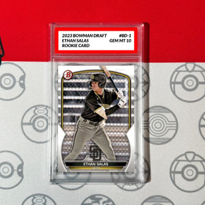 Graded 10 ETHAN SALAS 2023 Bowman Paper Prospect #BP-1 PADRES RC ROOKIE Baseball