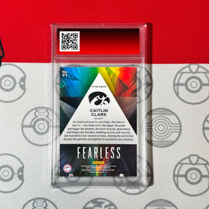 Graded 10 Caitlin Clark RC Rookie 2024 Panini Collection Prizm Fearless Card #F1 Basketball