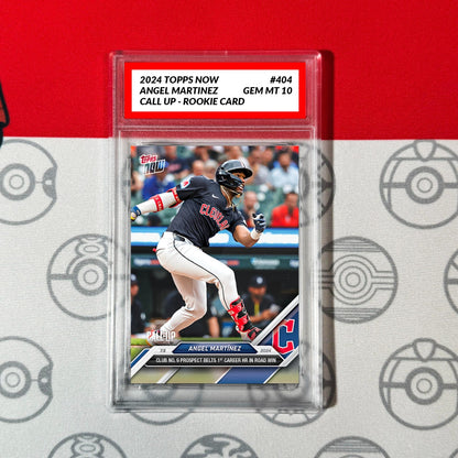 Graded 10 2024 Topps Now MLB #404 Angel Martinez RC CALL-UP Guardians Baseball