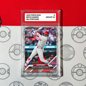 Graded 10 2024 Topps Now BRYCE HARPER All Star PHILLIES Baseball