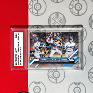 Graded 10 SHOHEI OHTANI MOOKIE BETTS FREEMAN #620 2024 TOPPS NOW Card Baseball