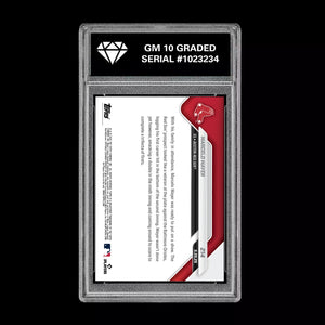 Graded 10 MARCELO MAYER 1st MLB HIT 2025 Topps Now #214 RC Rookie DEBUT  Baseball