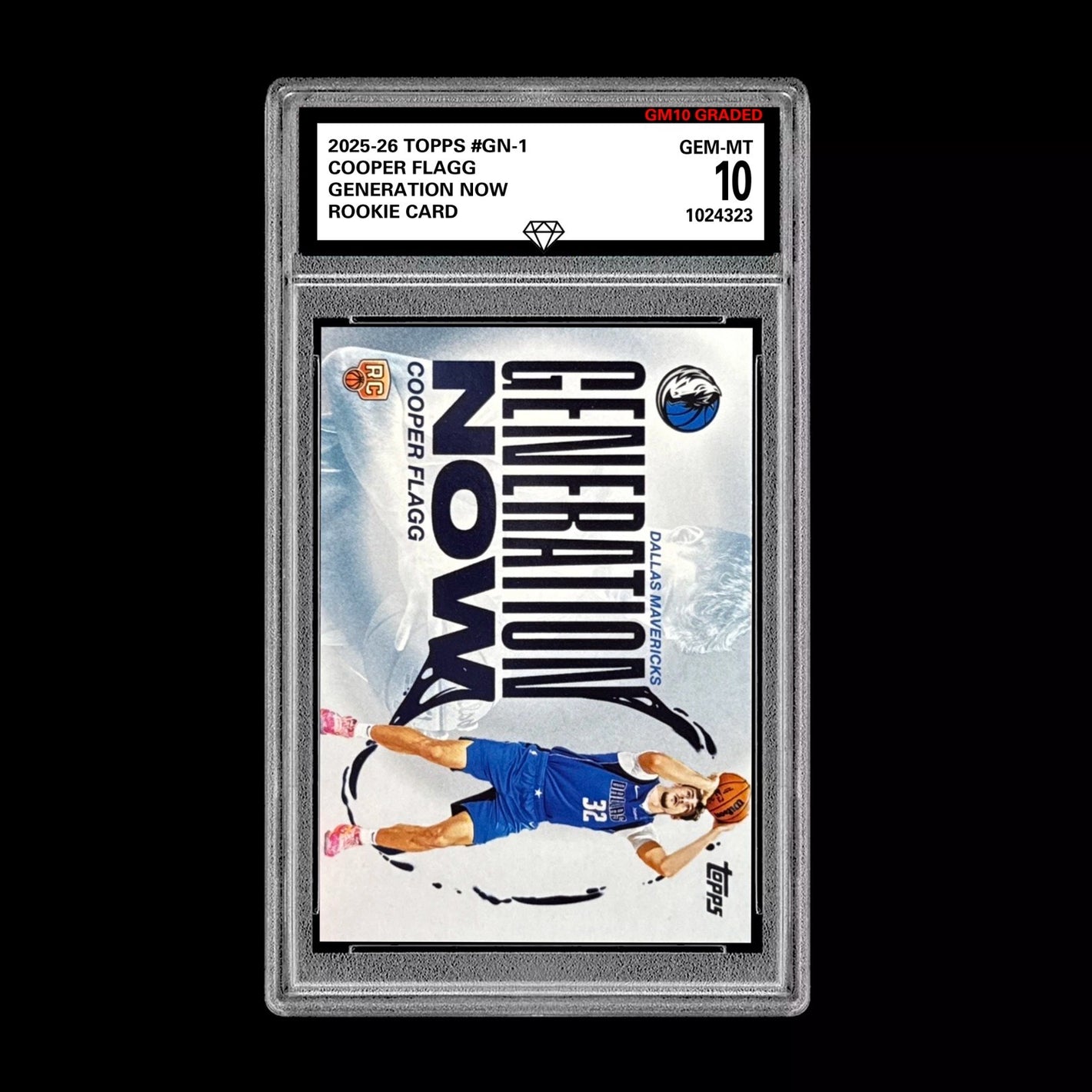 Graded 10 COOPER FLAGG #GN-1 ROOKIE RC 2025-26 Topps Basketball -  Basketball