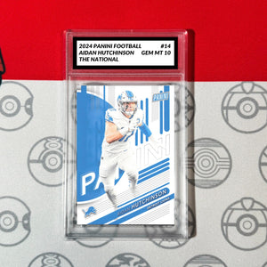Graded 10 2024 Panini Football #14 Aidan Hutchinson Detroit Lions The National Football