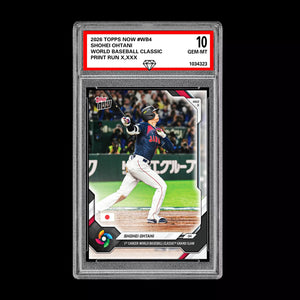 Graded 10 Shohei Ohtani 2026 Topps NOW #WB4 World Baseball Classic PRESALE Baseball