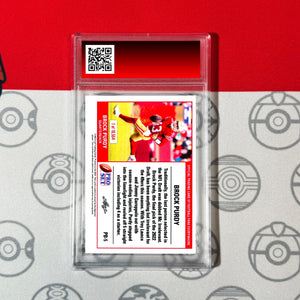 Graded 10 Brock Purdy RC Rookie Card 2022 Pro Set San Francisco 49ers Football Football