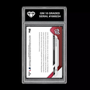 Graded 10 James Wood RC Rookie 2025 MLB TOPPS NOW Nationals Card 44  Baseball