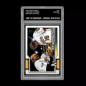 Graded 10 Lawrence Butler / Nick Kurtz 2026  Topps Series 1 Athletics Baseball
