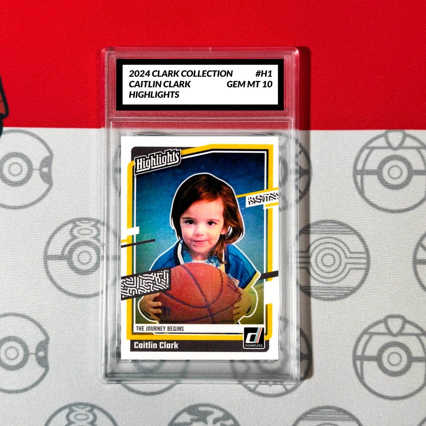 Graded 10 2024 Panini Caitlin Clark Collection Donruss Highlights #H1 Iowa RC Basketball