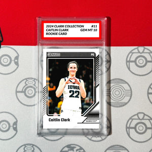 Graded 10 Caitlin Clark Rookie Card RC 2024 Panini Donruss Clark Collection #11 Basketball