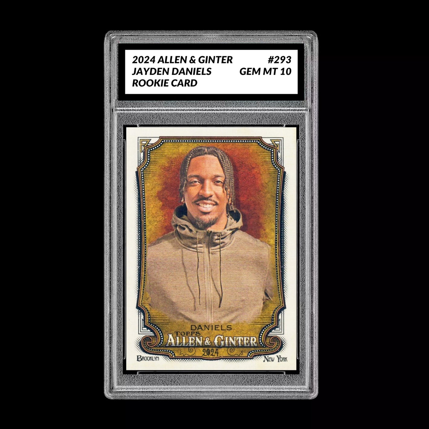 2024 Allen & Ginter Jayden Daniels Rookie Graded 10 Gem Mint RC Commanders Football