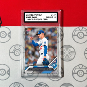 Graded 10 River Ryan - 2024 MLB TOPPS NOW Card 459 Debut RC Rookie Card Baseball,Football